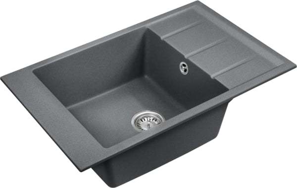 Мойка кухонная Emar Quartz EMQ-1780.Q, антрацит