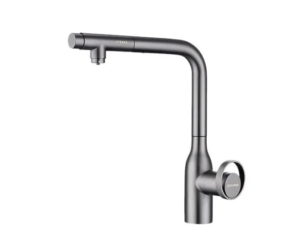 Смеситель для кухни Paulmark Urban Ur213104-GM, вороненая сталь