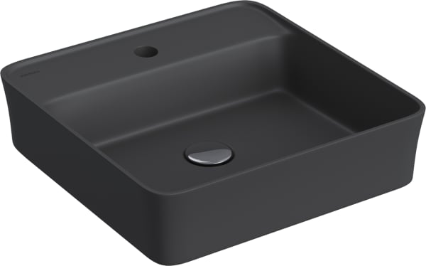 Накладная раковина Berges Ego SL 45x45 матовый антрацит