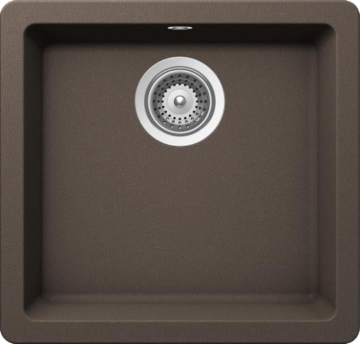 Мойка кухонная Schock Quadro 700513U 50 Cristalite мокка