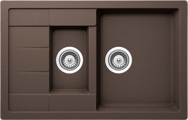 Мойка кухонная Schock Aster 60D Cristalite мокка
