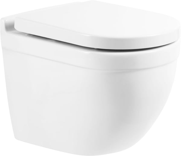 Унитаз подвесной BelBagno Senso-R BB017CHR безободковый, сиденье BB865SC с микролифтом