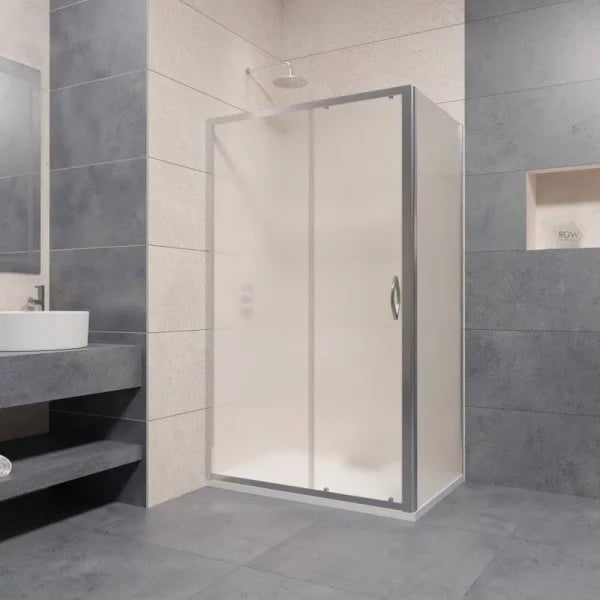 Душевой уголок RGW Passage PA-016+80 см 140x80x195 профиль хром, стекло матовое