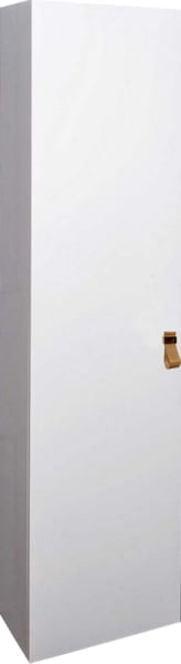 Шкаф-пенал для ванной Armadi Art NeoArt белый с ручкой Glaze золото