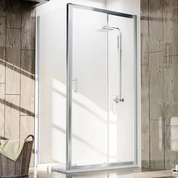 Душевой уголок Veconi Rovigo RV-072 110x70, профиль хром