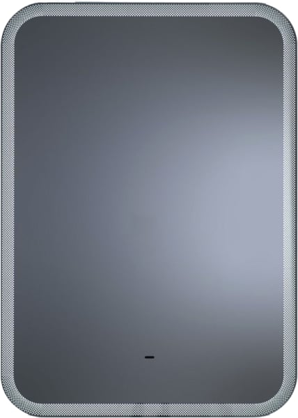 Зеркало Art&Max Messina 50х70 белое, с LED-подсветкой, 6000К