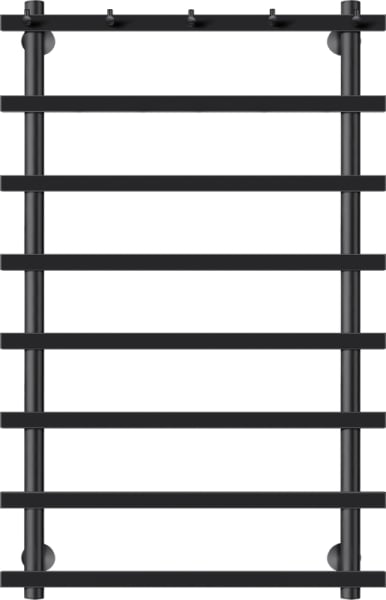 Полотенцесушитель электрический Secado Понтида 1 K, R 100x50, черный