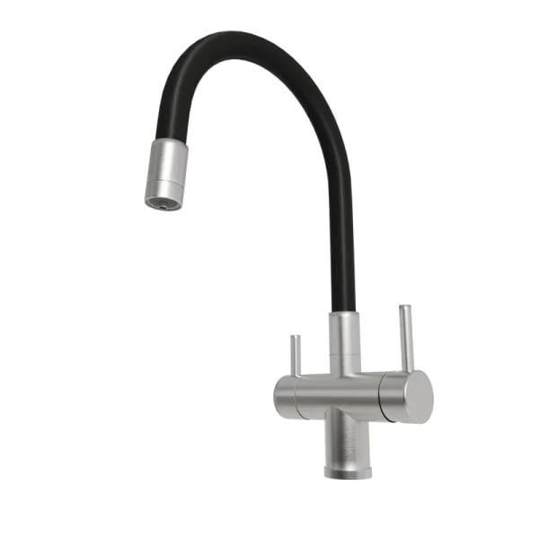 Смеситель для кухни Emar Steel ЕС - 3015 satin