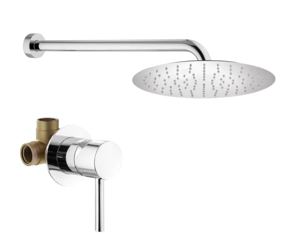 Душевой комплект Plumberia Selection Ixo KITXO01CR С ВНУТРЕННЕЙ ЧАСТЬЮ, хром