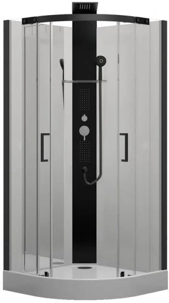 Душевая кабина Black&White Galaxy G8701 с низким поддоном, без крыши