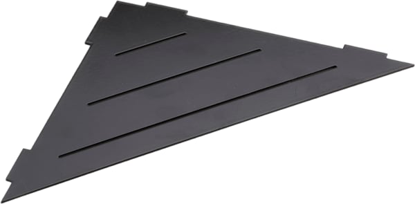 Полка Bemeta Cytro 101302420 угловая, черная