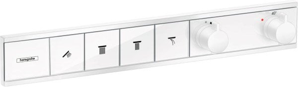 Термостатический смеситель встраиваемый Hansgrohe RainSelect 15382700, для душа, белый матовый