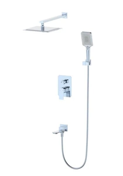 Душевой комплект Wonzon & Woghand WW-88939011-CR, С ВНУТРЕННЕЙ ЧАСТЬЮ, хром