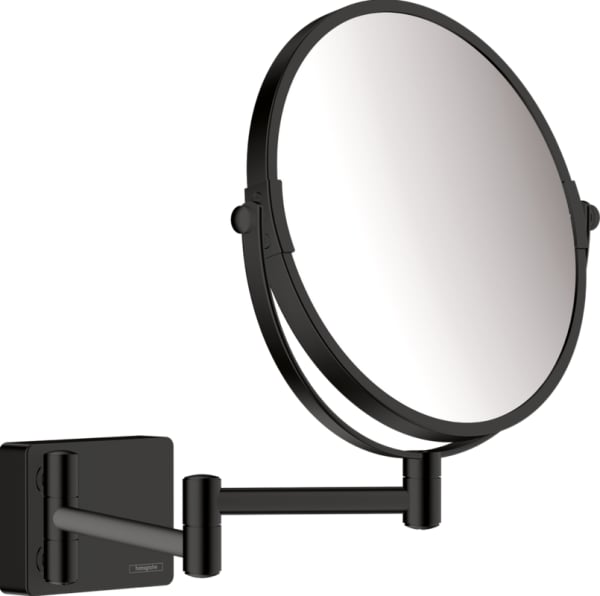 Косметическое зеркало Hansgrohe AddStoris 41791670 без подсветки, двухстороннее, телескопическое, по