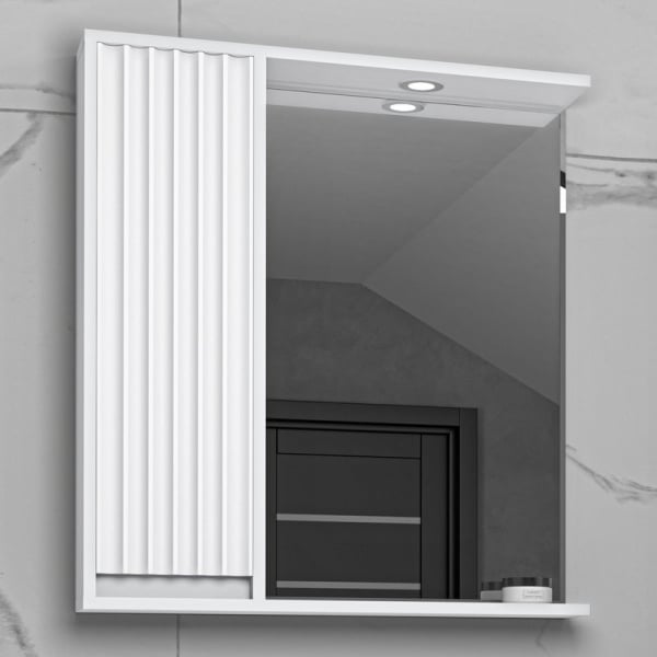 Зеркало Brevita Balaton 80 L белое