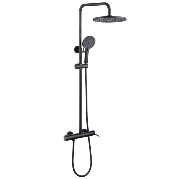 Душевая стойка Abber Emotion AF8816BL, матовая черная