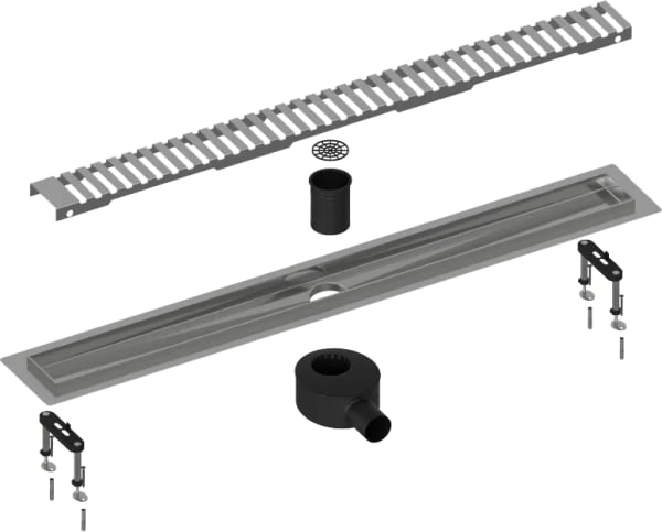 Душевой трап (лоток) Timo Drain Systems DS230106/01 600 вставка lines, сатин