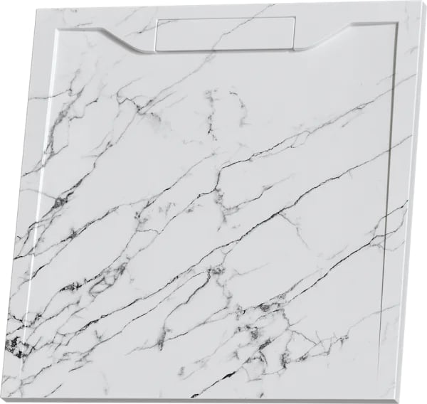 Поддон для душа RGW Stone Tray STE MW 90x90, белый мрамор