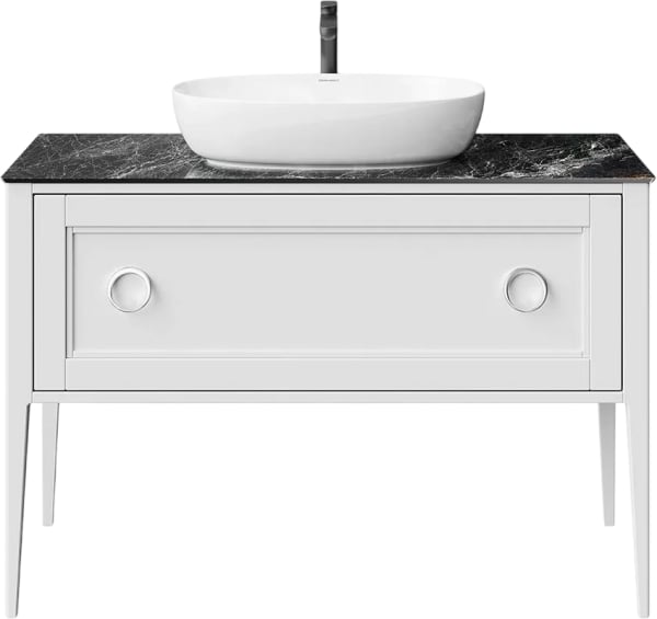 Тумба под раковину без столешницы KERAMA MARAZZI Plaza Classic PL.CN.120.1+1\WHT.M Neo 120 белая мат