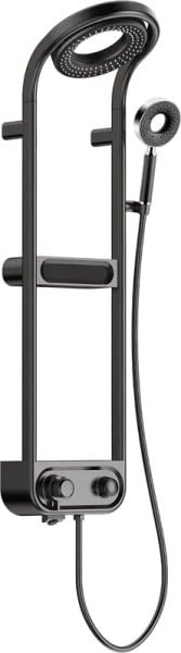 Душевая стойка AQUAme AQM8004B, черная