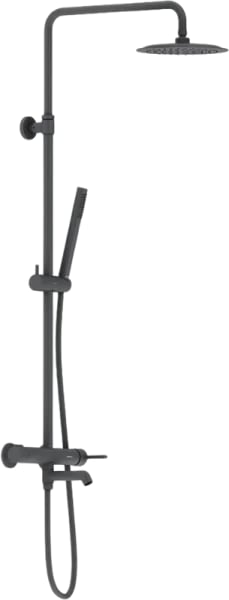 Душевая стойка Damixa Scandinavian Pure 936740300, черный матовый
