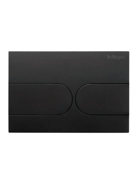 Кнопка смыва для инсталляции BelBagno BB-11-NERO.M пластик, цвет матовый черный