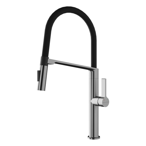 Смеситель для кухни Paulmark BARREL Ba214029-BS нержавеющая сталь