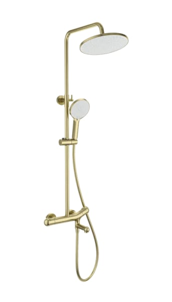 Душевая стойка Wonzon & Woghand T-1000 WW-B3057-A-BG, брашированное золото