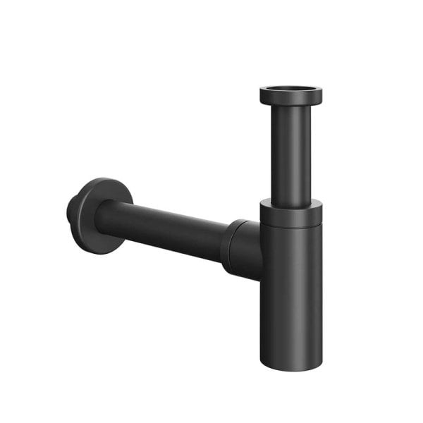 Сифон для раковины AlcaPlast A400BLACK, черный