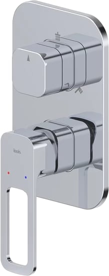 Встраиваемый смеситель IDDIS Slide SLISB00i68 С ВНУТРЕННЕЙ ЧАСТЬЮ, хром