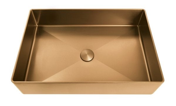 Накладная раковина AltroBagno Solido 001023 RaSp матовая медь