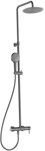 Душевая стойка AQUAme AQM8011GM, графит