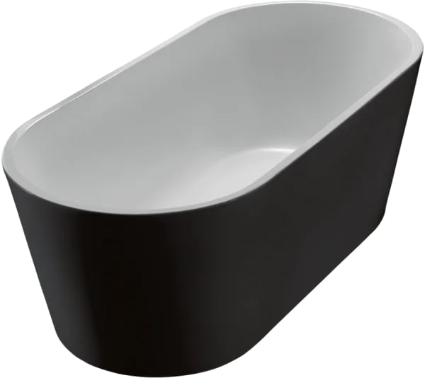 Акриловая ванна BelBagno 170x80 см, BB71-1700-NERO-W0