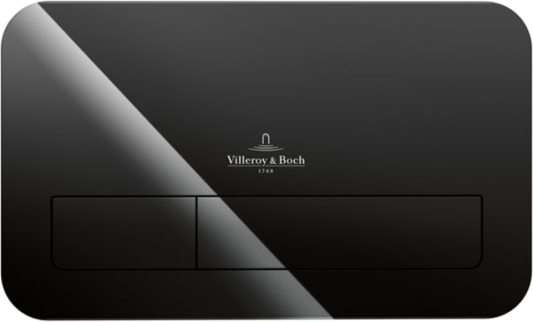 Кнопка смыва Villeroy & Boch Viconnect 922400RB черная глянцевая