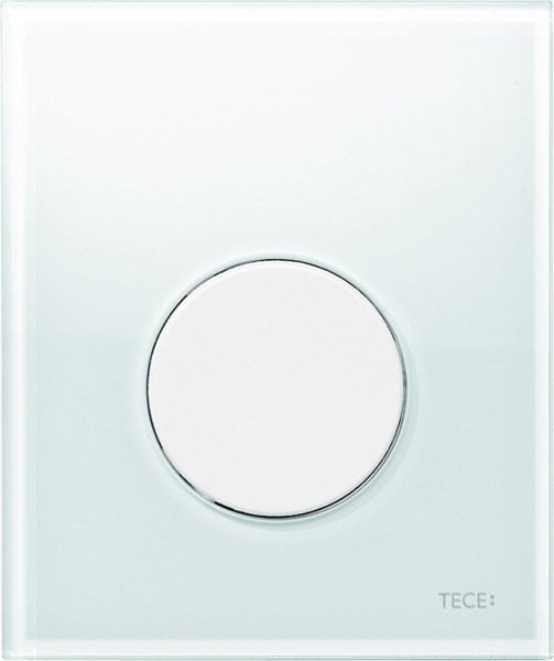 Кнопка смыва TECE Loop Urinal 9242650 белое стекло
