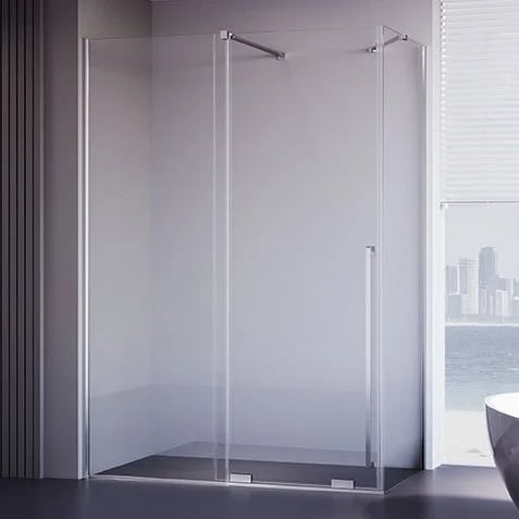 Душевой уголок Veconi Premium Trento PTC-SP-50CH 150х100 см, профиль хром, стекло прозрачное