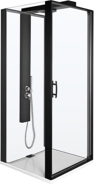 Душевая кабина VitrA Zest 56930024000, 90x90 см, L, с низким поддоном, без крыши