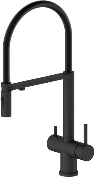 Смеситель для кухни Oliveeka K OL-458009-MB черный матовый