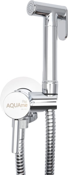 Гигиенический душ AQUAme AQM6020CR со смесителем, С ВНУТРЕННЕЙ ЧАСТЬЮ, хром