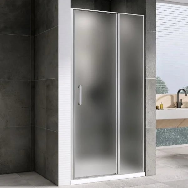 Душевая дверь в нишу Abber Sonnenstrand AG04100MS 100 см, профиль хром, стекло матовое