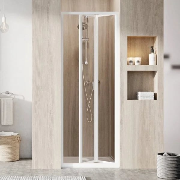 Душевая дверь в нишу Ravak Supernova SDZ2-70 Transparent, 195, профиль белый