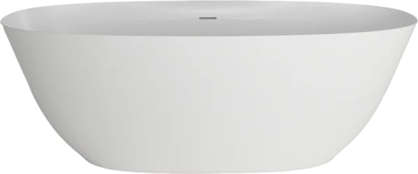 Ванна из искусственного камня Plumberia Selection Veloma 170x75 см, отдельностоящая, матовая белая, 