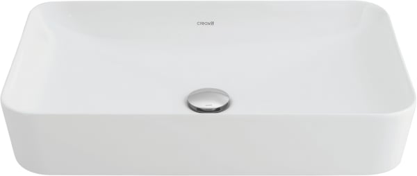 Накладная раковина Creavit Ultra UL060-00MB00E-0000 жемчужно-белая