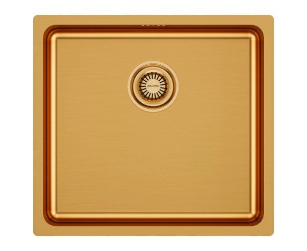 Мойка кухонная Paulmark Vista PM304844-BG, брашированное золото