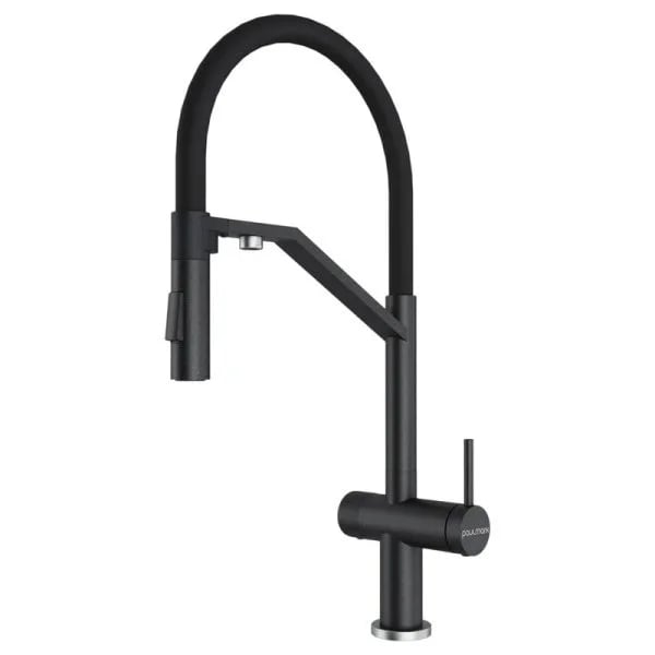 Смеситель для кухни Paulmark Zender Ze213155-BLM матовый черный