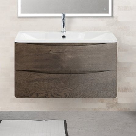 Тумба под раковину без столешницы BelBagno Acqua 90 подвесная, robere nature grigio