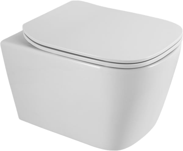 Унитаз подвесной BelBagno Albano BB120CHR безободковый, сиденье BB903SC с микролифтом