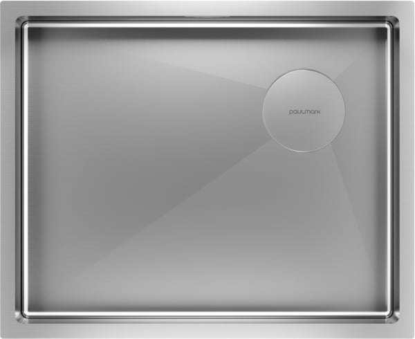 Мойка кухонная Paulmark Next-Skew PM885444-BS брашированная сталь