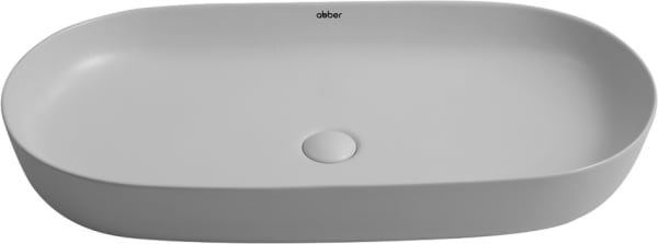 Накладная раковина Abber Bequem AC2110MLG матовая светло-серая