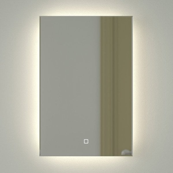 Зеркало Defesto Glow DF 2502S 40х60 с LED-подсветкой, 4 500 K, сенсорный выключатель
